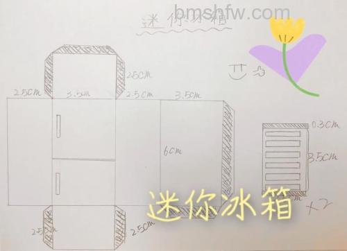 冰箱怎么折:简易塑料板折纸冰箱制作方法详解