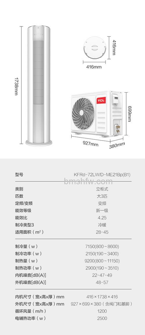 立式空调大3匹是多少瓦?选择与注意事项详解