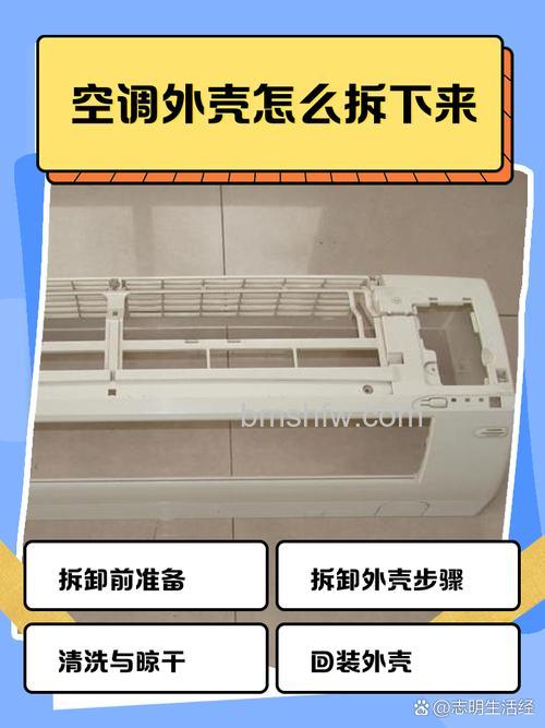 空调拆盖清洗方法:怎样取下空调盖板详解