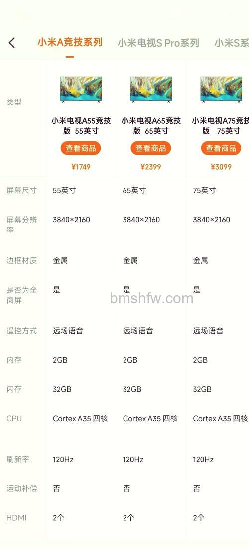 小米电视4A 32英寸版配置与价格详解