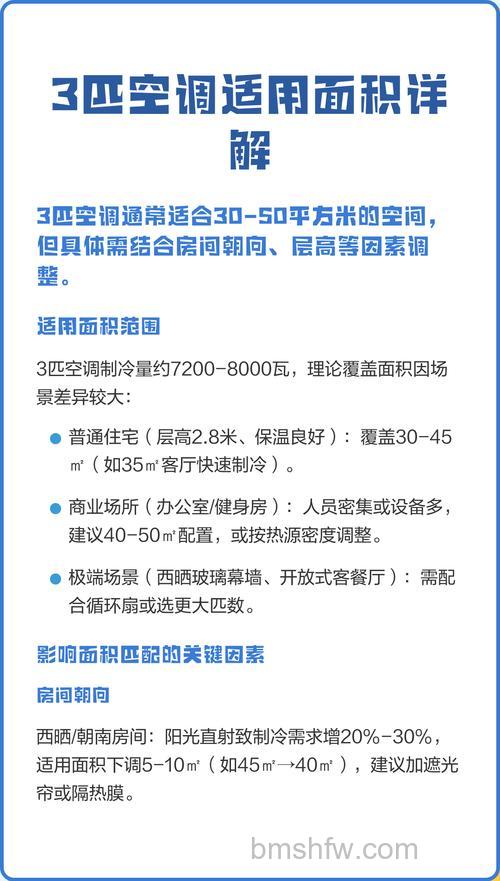 3匹空调参数怎么样?3匹空调参数对比【详解】