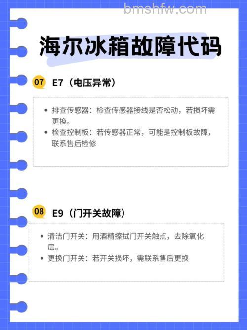 海尔冰箱不冷冻了F1报警号解决方法【详解】