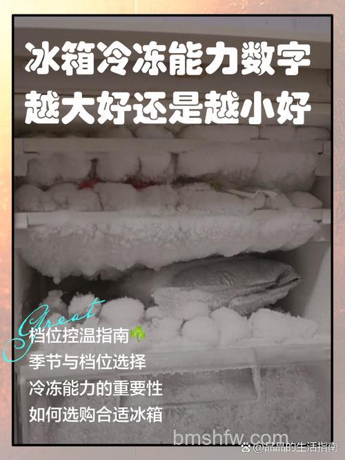 冰箱冷冻数字大和小的区别是什么?温度与保存时间全解析