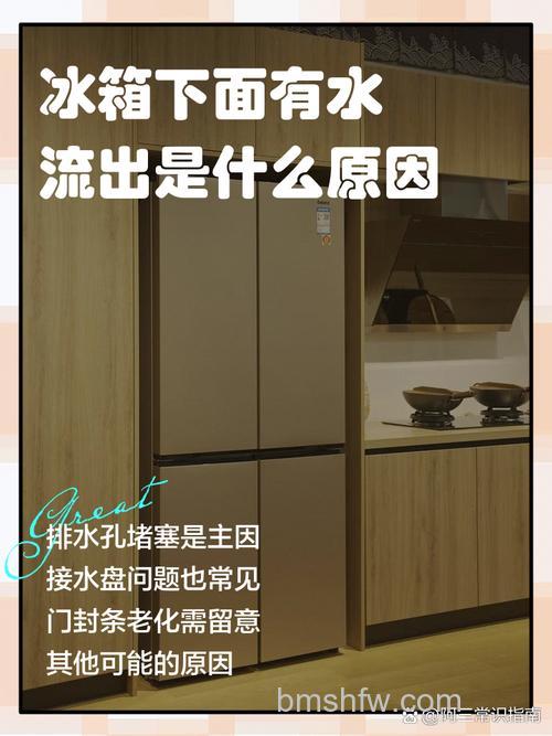 对开门冰箱下面有水流出怎么回事?原因及解决方法详解