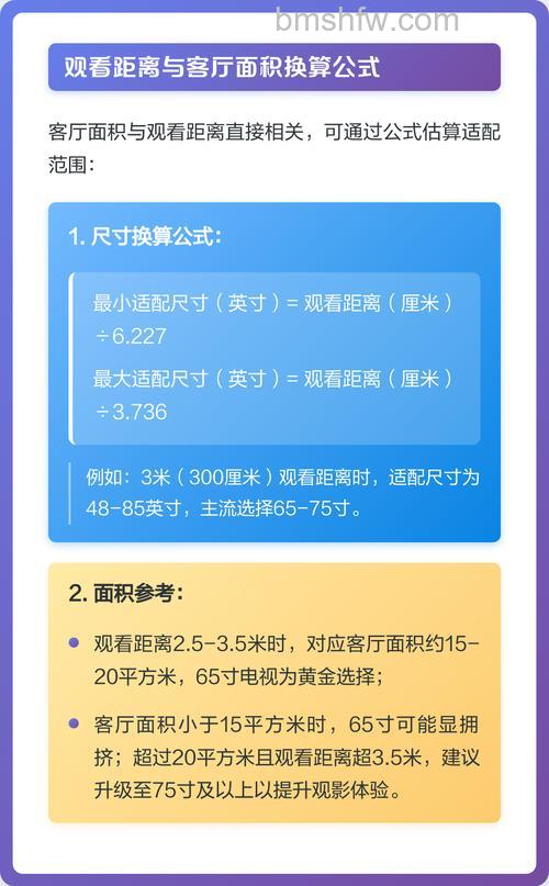 65寸电视适合多大客厅？电视最佳观赏距离与选择指南【详解】