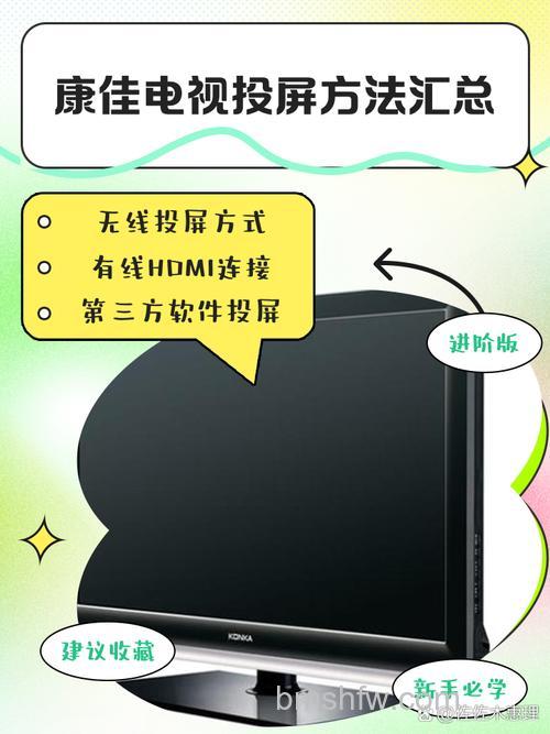 康佳电视怎么连接手机?多种方法步骤详解