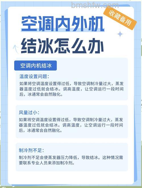 空调不制冷管子结冰?详细原因与解决办法