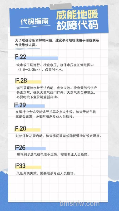 威能热水器故障码26怎么办?解决方法详解