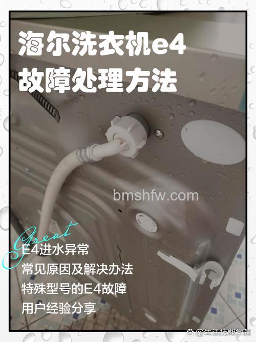 海尔洗衣机不进水是什么原因?排查与解决方法