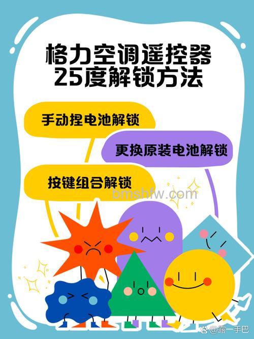 格力空调遥控器显示25度和一个灯泡怎么办?【解决方法详解】