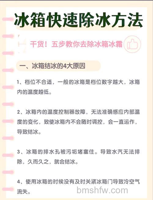 冰箱里面结冰怎么回事?原因及解决方法详解