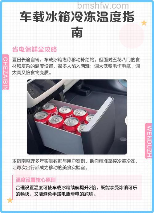 车载冰箱怎么设置制冷？不同类型调节方法全解