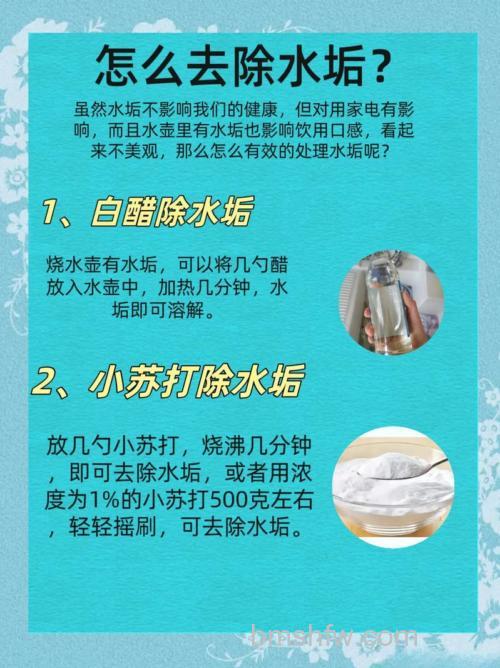 怎么用白醋去水垢?白醋去水垢的步骤和注意事项详解