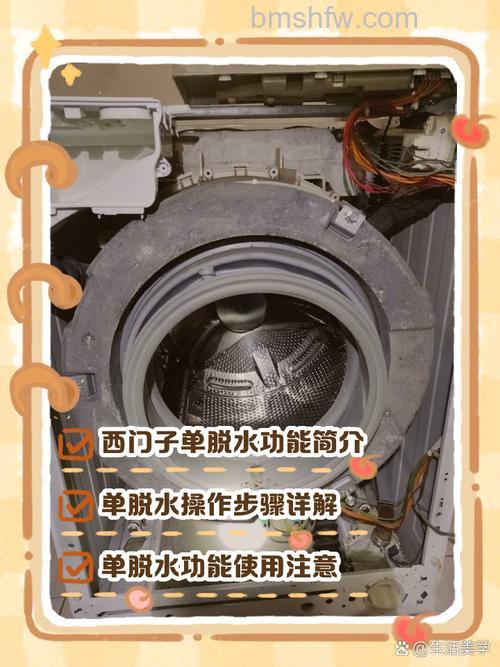 西门子洗衣机脱水时异响怎么办 原因与解决方案详解