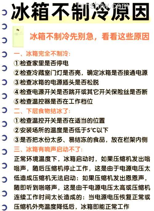 冷藏冰箱不制冷了怎么办?解决方法【详解】