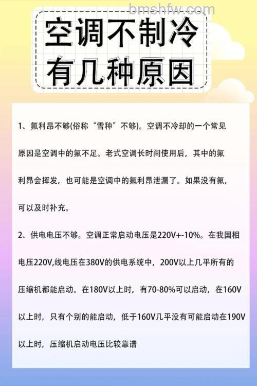 电压低导致空调不制冷怎么办?解析电压与空调制冷关系