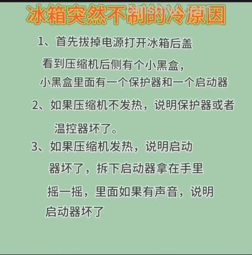 冰箱不冰怎么修？维修方法【详解】