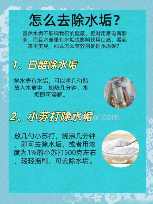 如何去除电热水壶里面水垢?这些小妙招一用就灵