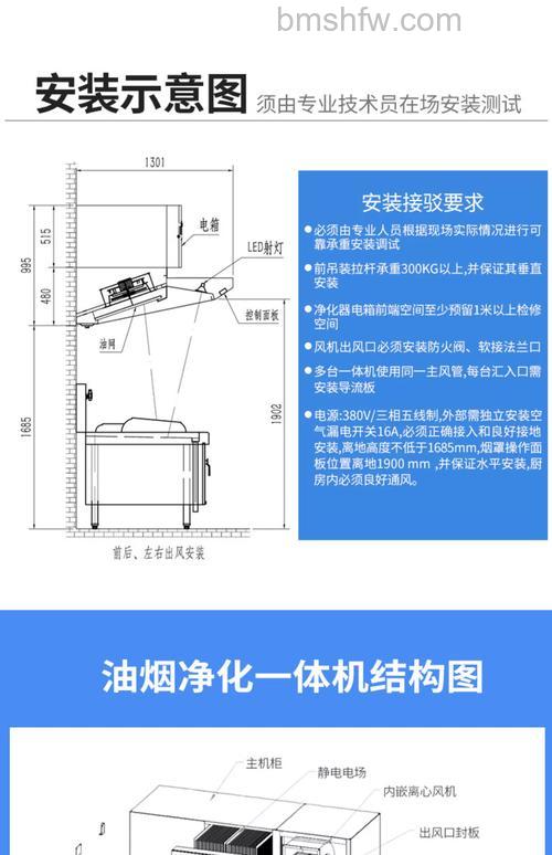 一体化油烟净化器有什么特点?优势特点详解