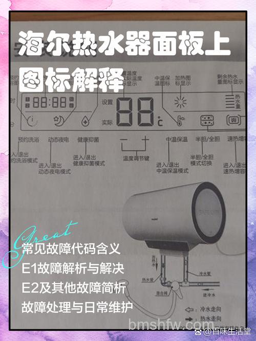 海尔热水器MT3K故障代码含义与解决方法详解