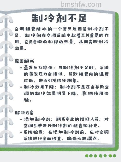 空调粗管结冰什么故障?铜管结冰原因分析与保养指南