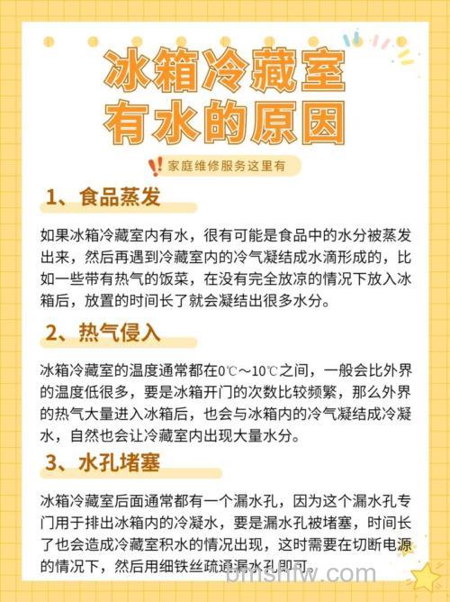 冰箱冷藏里水多是什么原因？原因分析与解决方法