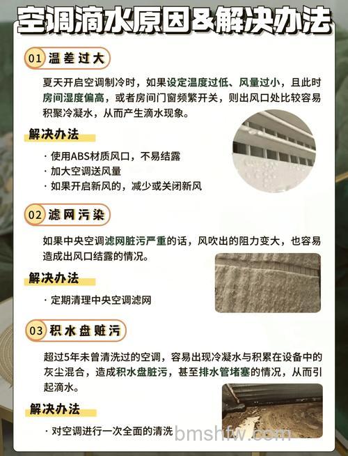 空调外机滴水怎么办?原因、解决方法及影响楼下处理【详解】