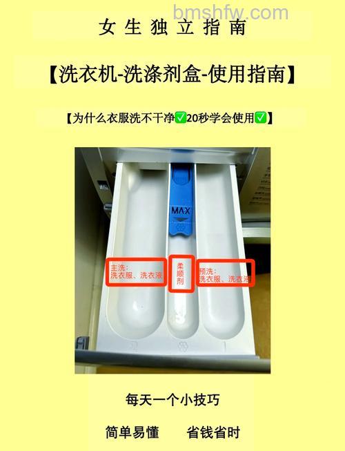 海尔滚筒洗衣液放哪个槽?正确放置位置【详解】