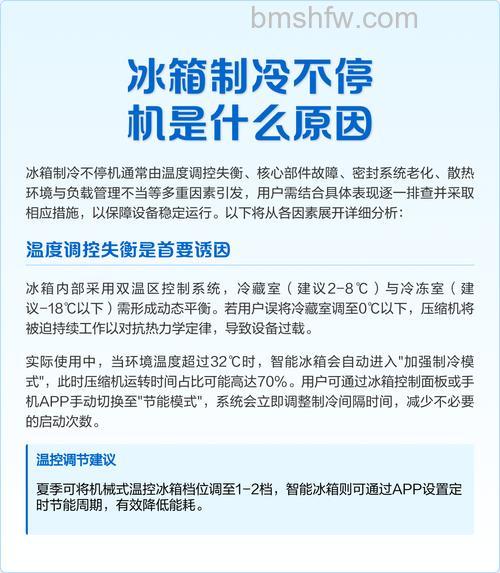 为什么冰箱一直不停机?冰箱一直不停机解决方案【详解】