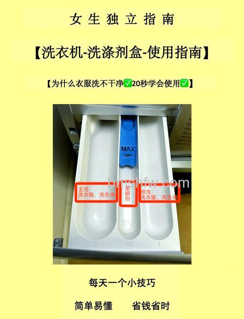 海尔全自动滚筒洗衣机如何正确放置洗衣液？【详解】