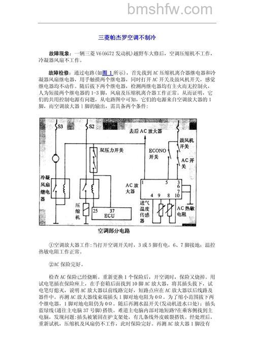 三菱空调性能与不制冷原因详解