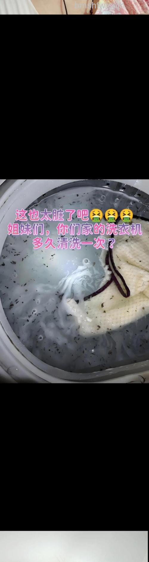 洗衣机清洗后仍有黑色残留物?处理方法与详解