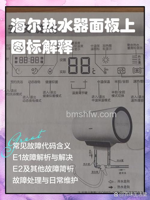 海尔热水器出现E6是什么原因?解决方法【详解】