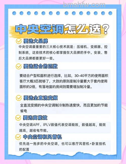 买中央空调有哪些注意事项?中央空调选购方法详解