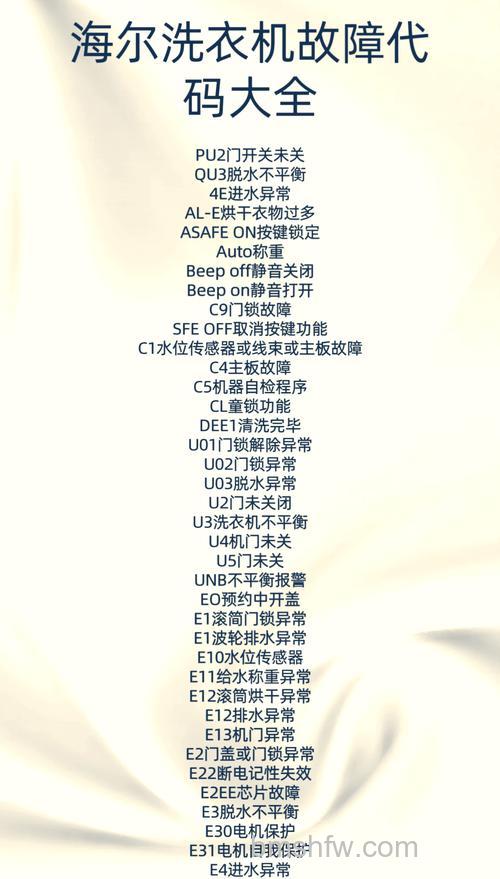 海尔洗衣机开机所有灯闪烁?原因与解决方法【详解】