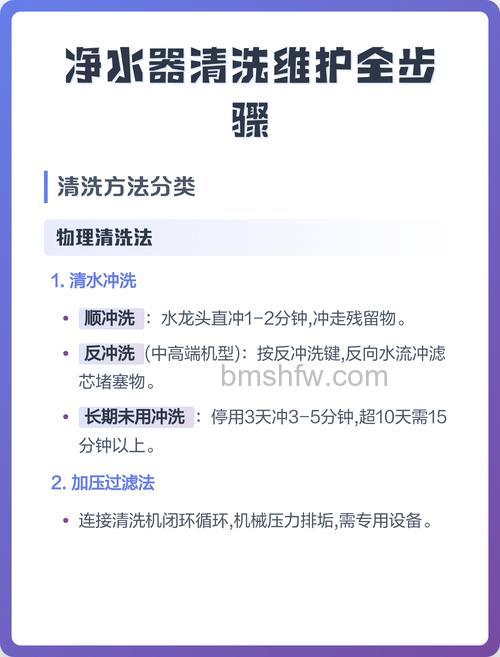 净水系统怎么清洗?维护方法全介绍