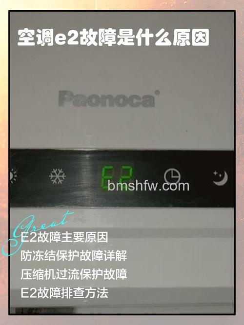 美的柜机显示E2是什么原因？原因分析详解