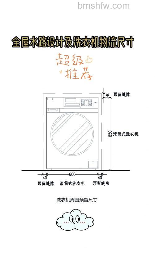 洗衣机的尺寸一般是多大的?尺寸介绍【详解】