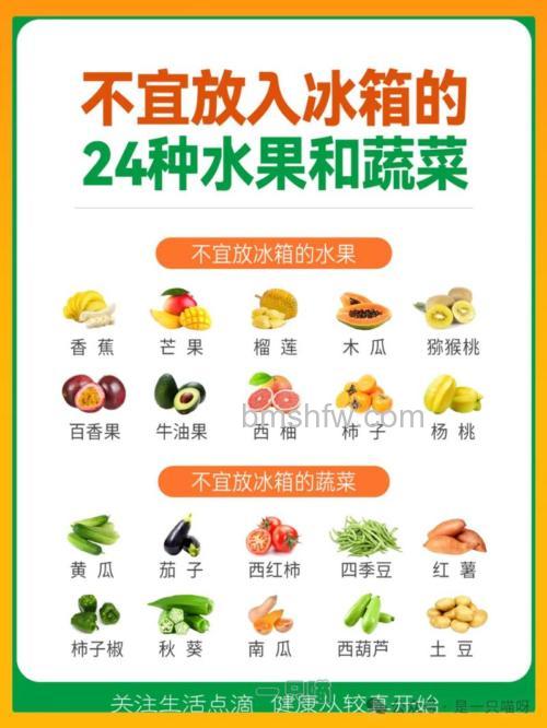 哪些食物不适合放冰箱?正确使用冰箱的详细指南