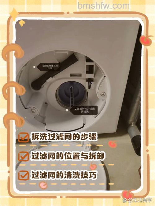 小天鹅滚筒洗衣机滤网怎么拆洗?详细拆洗步骤与实例