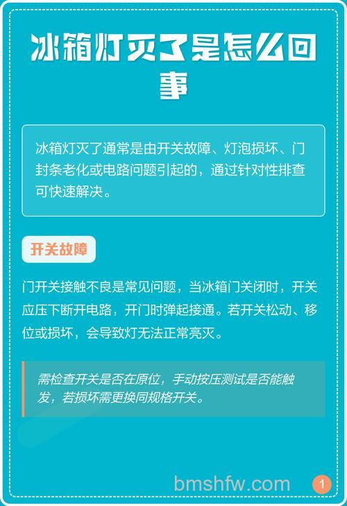 冰箱不响了灯还能亮怎么回事？原因分析与解决