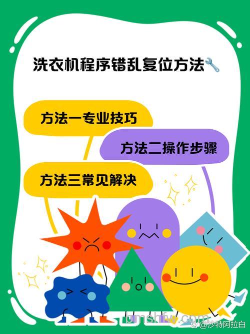 全自动洗衣机乱了程序怎么办?解决方案详解