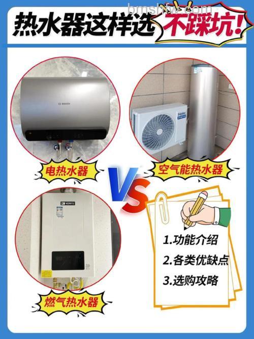 空气能热水器对比电热水器哪个好?详细对比【详解】