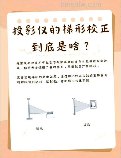投影梯形校正功能是什么?光学与数码校正方法详解