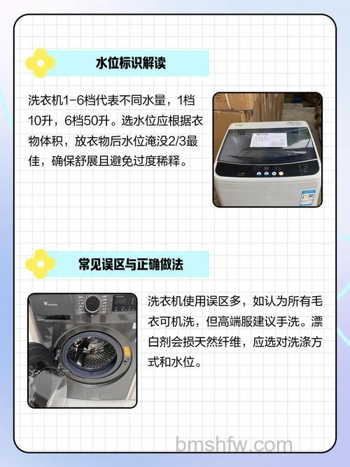洗衣机高水位线位置与作用详解:如何正确设置水位