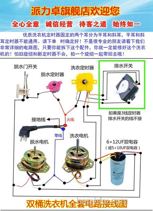 洗衣机定时器的内部工作原理是什么？电容、电阻、晶体管与微处理器详解