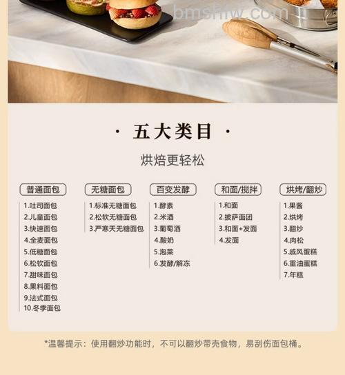 面包机食谱有哪些?面包机食谱介绍与详解