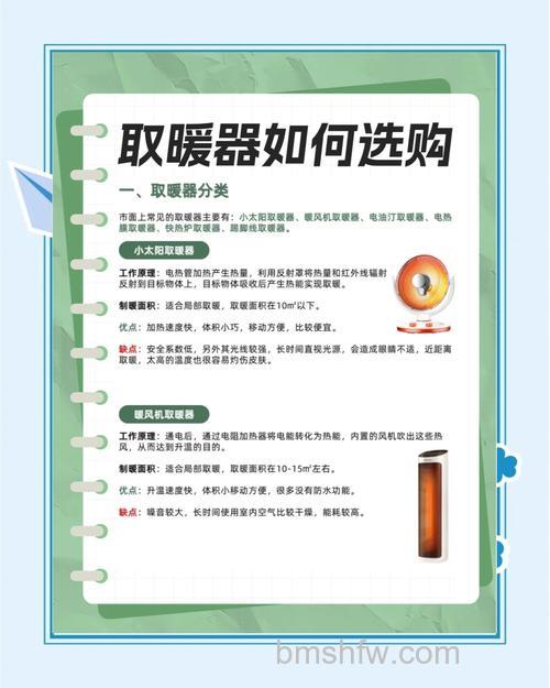 电取暖器怎么选购?全面掌握选购电取暖器的方法