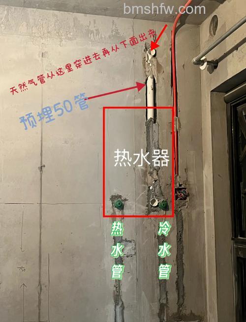 热水器管道预埋尺寸计算 热水器管道预埋注意事项【详解】