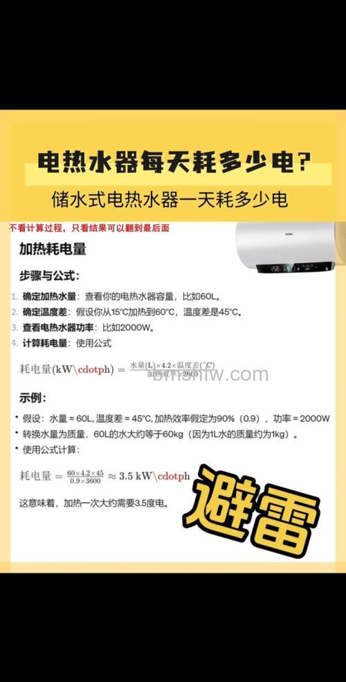 热水器一般能用多少度电？耗电量介绍【详解】